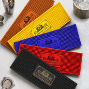 Monogram Vintage Monogram Initial Name - Personalized Bar Mat