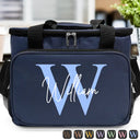 Gift For Yourself, Gift For Women, Gift For Men, Happy - Monogram Initial - Personalized Lunch Bag, Cooling Tote