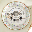 Gift For Mother,Gift For Grandma,Love,Non-Eng,Moon Phase - Moon Phase We Love You To The Moon And Back - Personalized Ring Dish