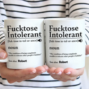 Gift For Bestie, Happy, Top Market, Gifts For Colleagues - Morning Intolerant Funny - Personalized Mug