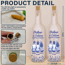 Gift For Mother,Daughters,Gift For Daughter,Children,Mom,Sons,Love - Mother And Daughter A Bond That Can't Be Broken - Personalized Bottle Light