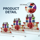 Gift For Mother,Mom - Daughters (Adult),Happy - Mother Daughter Forever Together - Personalized Custom Shaped Acrylic Plaque