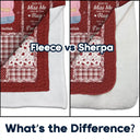 Gift For Women,Gift For Mother,Mom'Daughters (Adult),Gift For Daughter,Love - Mother Daughters Hug This Blanket - Personalized Fleece Blanket, Sherpa Blanket