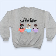 Gift For Yourself,Gift For Women,Cat Lovers,Cat Mom,Cat Dad,Pet Lovers,Pet Mom,Pet Dad,Happy - My Cat Tea Shirt - Personalized T Shirt