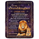 Top Market,Gift For Daughter,Gift For Son,Gift For Grandkids,Gift For Women,Gift For Men,Love - My Daughter Son Just Do Your Best - Personalized Fleece Blanket, Sherpa Blanket