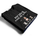 Dog Lovers,Funny - My Dog Make Me Happy - Personalized T Shirt