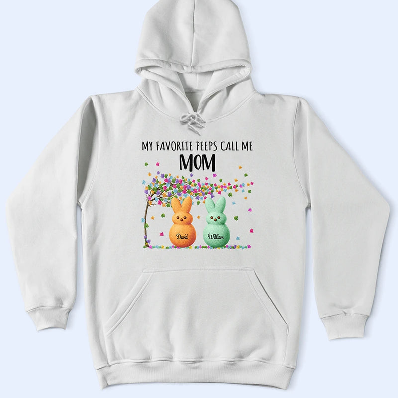 Easter,Gift For Mother,Gift For Grandma,Happy - My Favorite Peeps Call Me Grandma - Personalized T Shirt