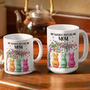 Funny, Gift For Mother, Gift For Grandma, Gift For Wife, Easter - My Favorite Peeps Call Me Grandma - Personalized White Edge-to-Edge Mug