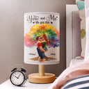 Gift For Couples,Gift For Husband,Gift For Wife,Gift For Boyfriend,Gift For Girlfriend,Love - My Favorite Place In All The World - Personalized Fabric Lamp