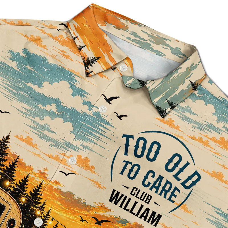 Top Market,Humorous,Gift For Yourself,Summer,Retirement,Custom Text - My Give A Damn Is Broken - Personalized Hawaiian Shirt