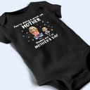 New Mom,New baby,Happy - My Love For You Is Big New Mom - Personalized Baby Onesie