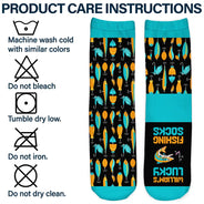 Gift For Yourself,Fishing,Gift For Men,Happy - My Lucky Fishing Socks - Personalized Socks