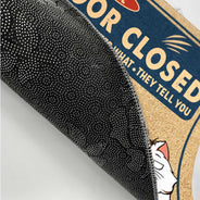 Please Keep Door Closed Pets Planning Escape - Home Decor Gift For Pet Lovers, Dog Lovers, Cat Lovers - Personalized Doormat