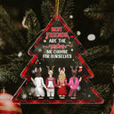 Our Laughs Are Limitless Christmas Tree Shape - Gift For Besties, BFF Best Friends, Sisters, Girls - Personalized Custom Shaped Acrylic Ornament