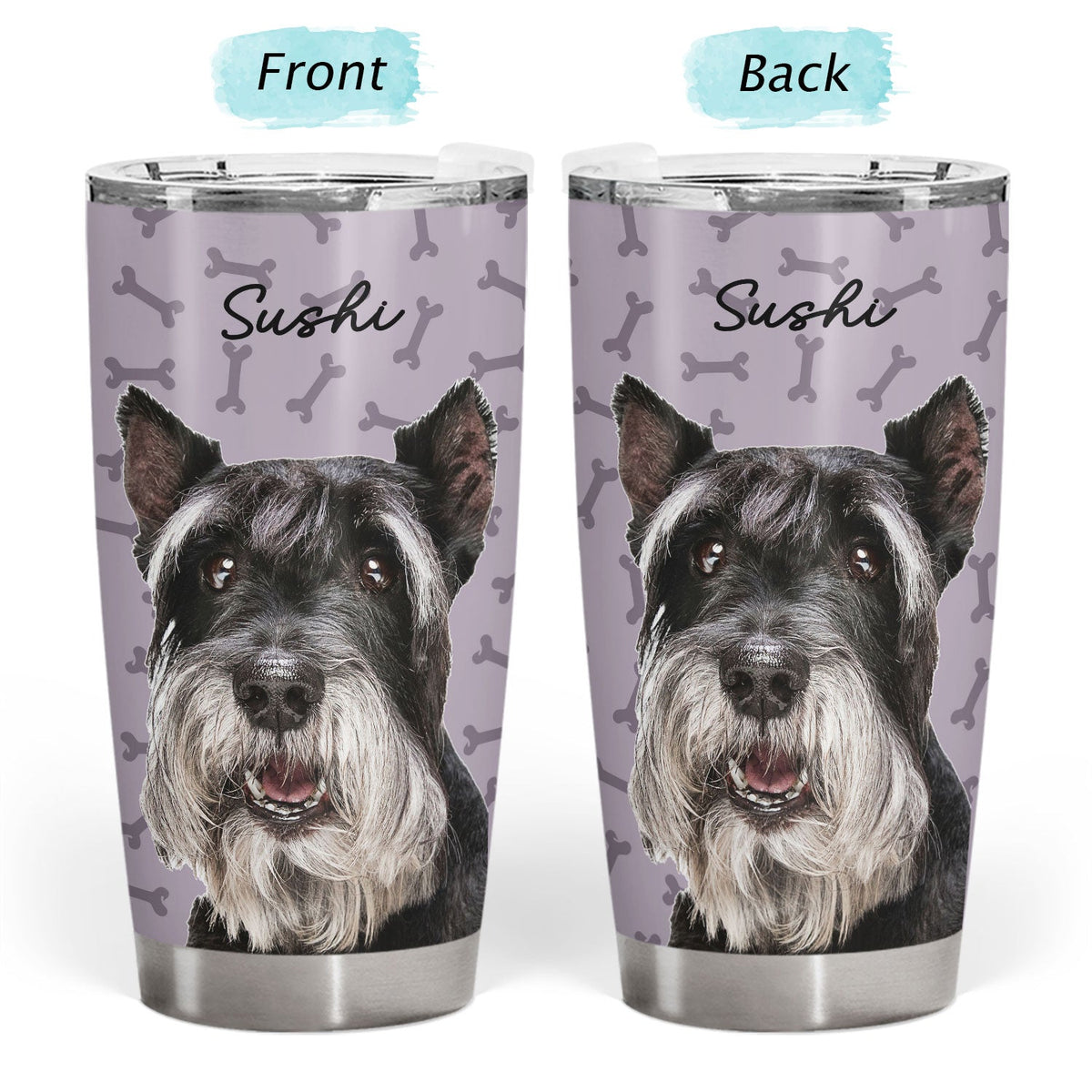 Custom Photo Your Pet - Gift For Dog Lovers, Cat Lovers - Personalized Tumbler