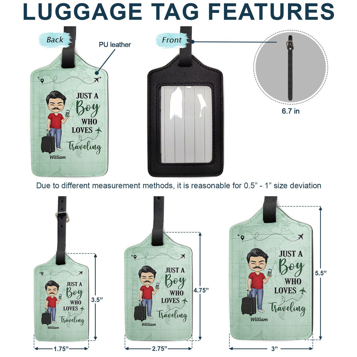 Just A Girl Boy Who Loves Traveling - Gift For Traveling Lovers - Personalized Combo Luggage Cover And Luggage Tag