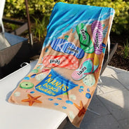 Grandma's Beach Buddies - Personalized Beach Towel