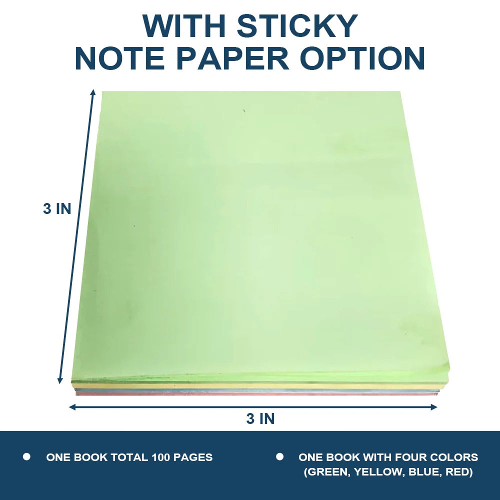 Thank You For Being The Best Teacher - Personalized Sticky Note Pad Holder