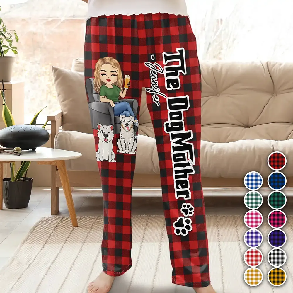 The Dog Mother - Personalized Pajama Pants