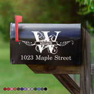 Family - Family Name Monogram - Personalized Mailbox Cover