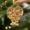 Gardening, Gift For Yourself - Gardener Plant Lover - Personalized Custom Shaped Wooden Ornament