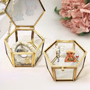 Gift For Mother,Gift For Women,Happy,Gift For Yourself - Birth Month Flowers Woman Bloom Where You're Planted - Personalized Glass Jewelry Box