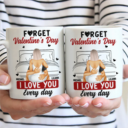 Gift For Couples, Gift For Wife, Gift For Husband, Gift For Boyfriend, Gift For Girlfriend - I Love You Everyday - Personalized Mug