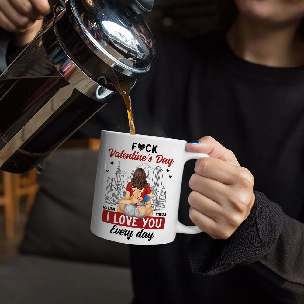 Gift For Couples, Gift For Wife, Gift For Husband, Gift For Boyfriend, Gift For Girlfriend - I Love You Everyday - Personalized Mug
