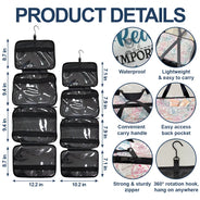 Travel,Gift For Yourself,Gift For Women,Gift For Men,Happy - All My Travel Stuff - Personalized Toiletry Bag