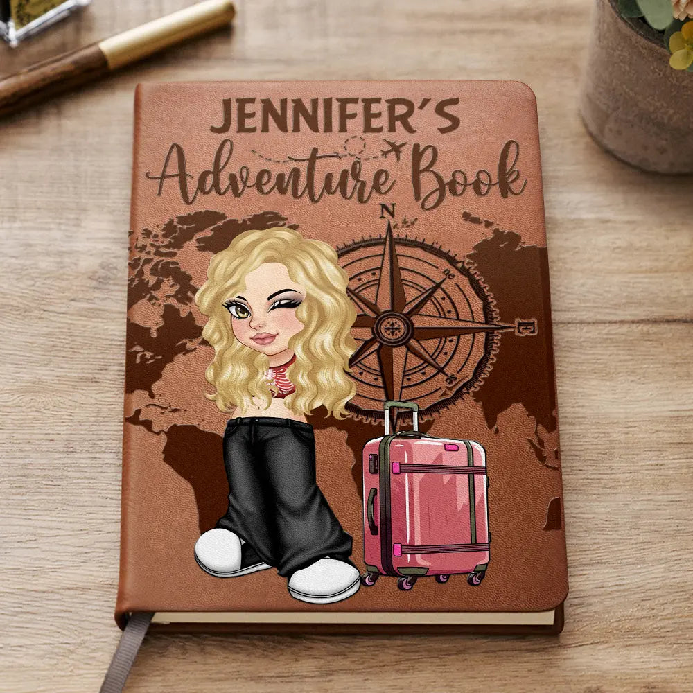 Adventure Book Travel Journal - Personalized Leather Journal