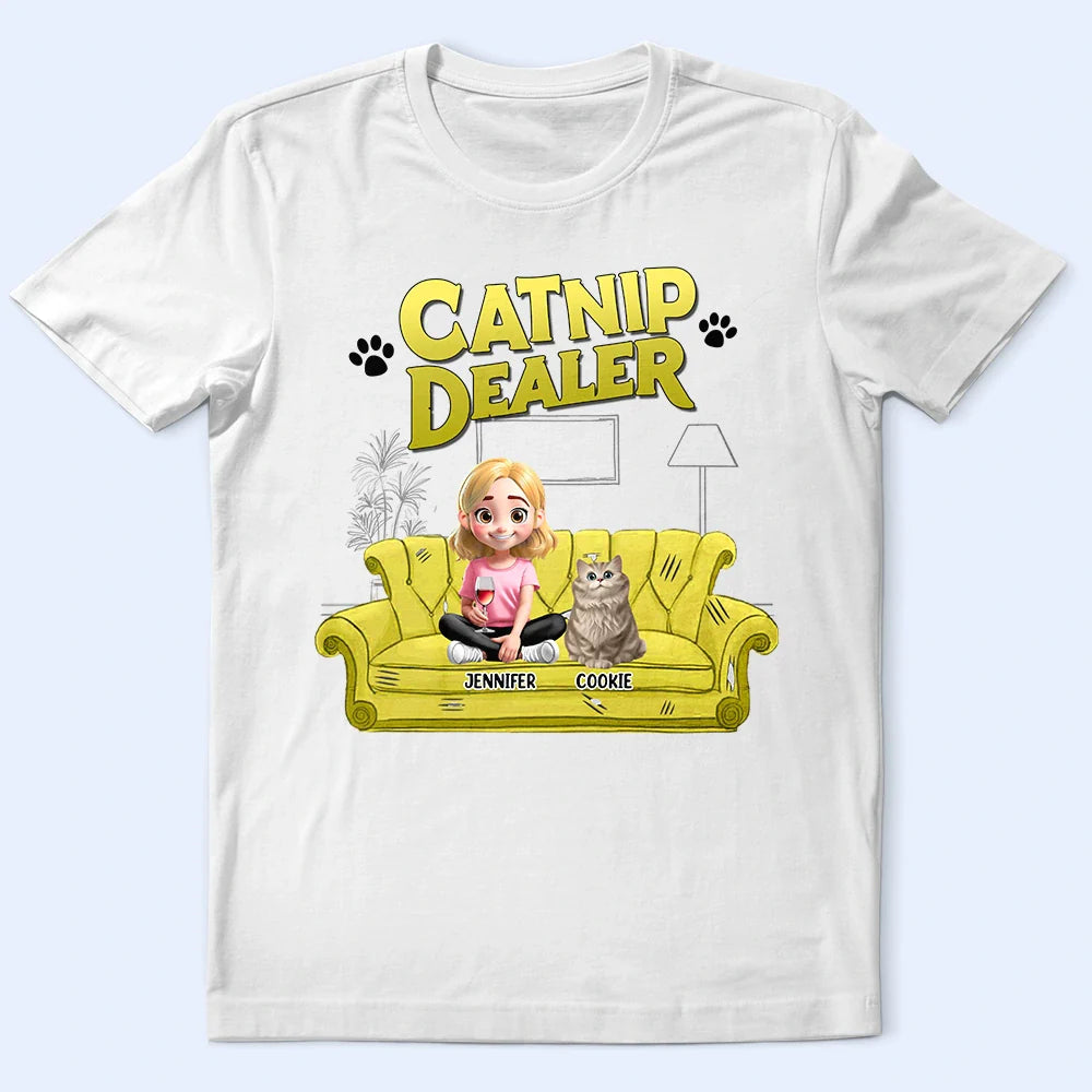 Catnip Dealer 3D Effect Cats - Personalized T Shirt
