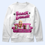 Cat Lovers,Cat Mom,Cat Dad,Gift For Yourself - Catnip Dealer 3D Effect Cats - Personalized T Shirt