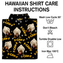 Beach, Summer, Gift For Men, Gift For Yourself, Sarcastic, Icon - Funny Chicken Bird F Caw F - Personalized Hawaiian Shirt