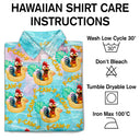 Beach, Summer, Gift For Men, Gift For Yourself, Sarcastic, Icon - Funny Chicken Bird F Caw F Poolside Float - Personalized Hawaiian Shirt