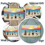 They Still Talk About You - Memorial Gift For Pet Lovers - Personalized Wood Rectangle Sign