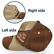 Just Call Me Captoon Pontoon Captain - Personalized Classic Cap