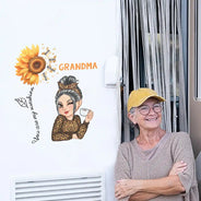 You Are My Sunshine Grandma 13-20 Version - Personalized Decor Decal