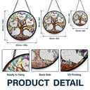 Mom’s Family Tree of Love - Personalized Stained Glass Window Hanging Suncatcher