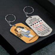 Gift For Couples, Gift For Husband, Gift For Wife, Gift For Boyfriend, Gift For Girlfriend - Remind You I Love You Couples - Personalized Aluminum Keychain