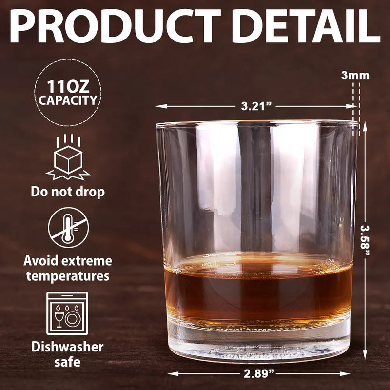 Family,Long Distance,Happy - The Love Between Knows No Distance - Personalized Engraved Whiskey Glass