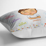 I Am Kind I Am Smart - Gift For Kid, Back To School Gift - Personalized Pillow