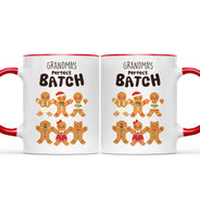 Grandma Grandpa Mom Dad Perfect Batch - Gift For Mom, Dad, Grandparents - Personalized Accent Mug