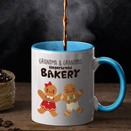 Grandma Grandpa Mom Dad Perfect Batch - Gift For Mom, Dad, Grandparents - Personalized Accent Mug