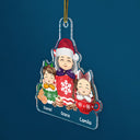 Grandma Grandpa Grandkid Cups - Gift For Grandkids, Kids - Personalized Cutout Acrylic Ornament