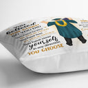 You Belived You Could So You Did - Graduation Gift For Daughter, Son - Personalized Pillow