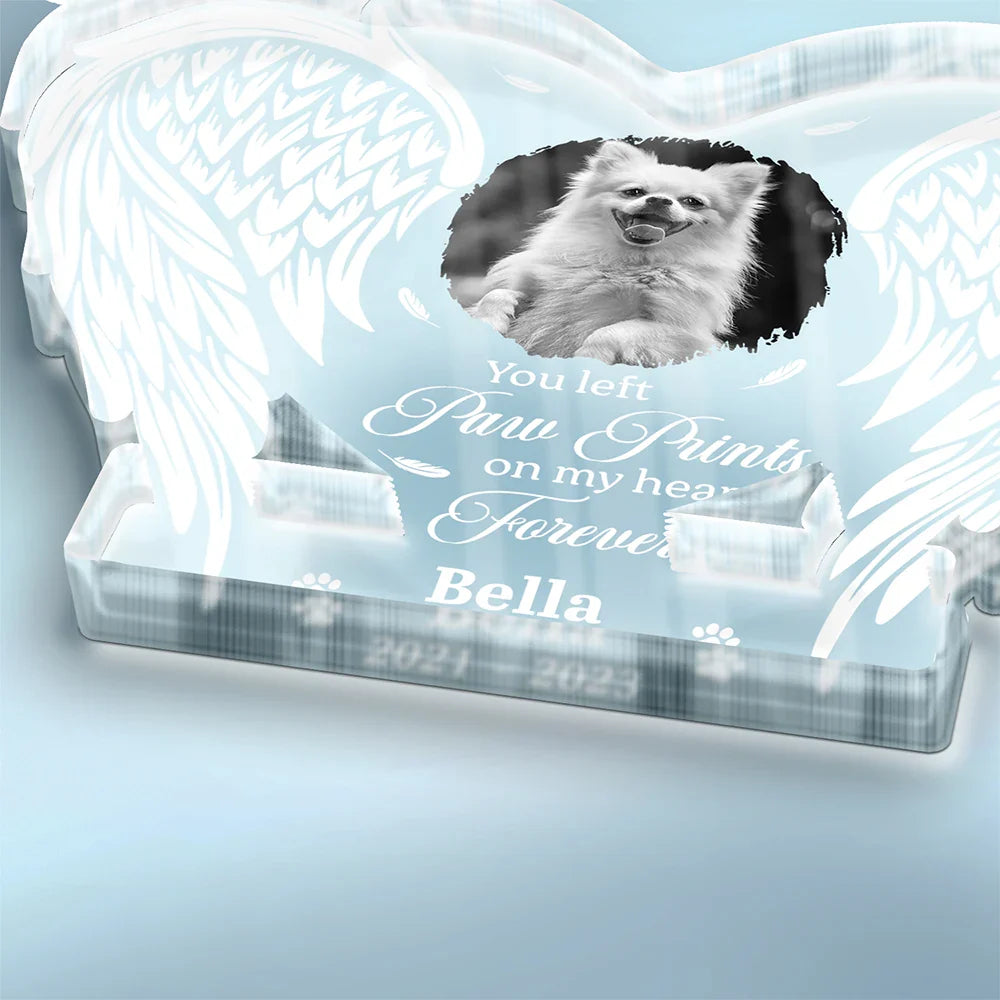 Pet Lovers, Dog Lovers, Cat Lovers, Memorial - Custom Photo If Love Could Have Saved You - Personalized Custom Shaped Acrylic Plaque