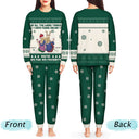 Of All The Weird Things - Christmas Gift For Couples, Husband, Wife - Personalized Unisex Pajamas Set