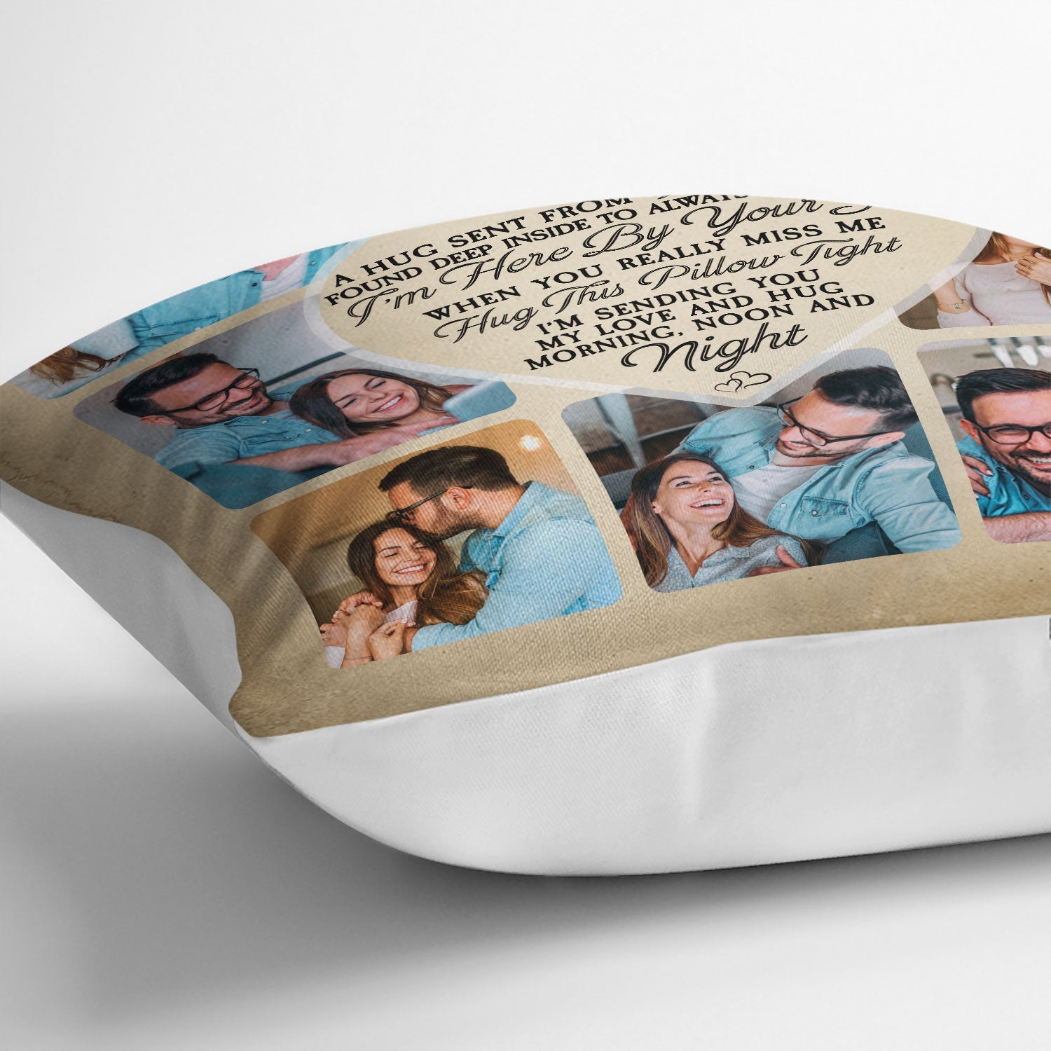 Custom Photo Always Remind You I'm Here By Your Side - Memorial Gift For Family, Mom, Dad, Siblings, Friends - Personalized Pillow