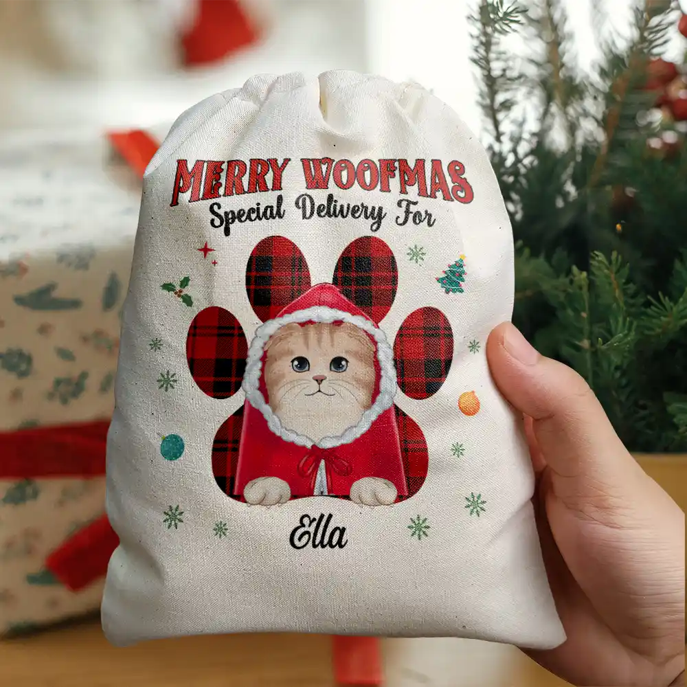 Special Delivery For Dog Cat - Personalized Favor Bag