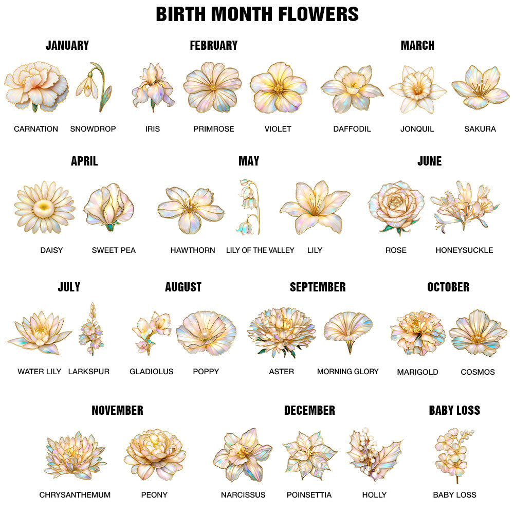 Grandma's Garden - Personalized Rainbow Suncatcher With Crystal Ball Prism